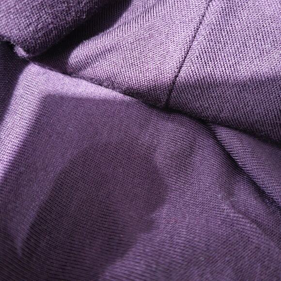 Club Monaco Slip Dress Purple Maxi Halter Spaghetti Straps Plunging Size Medium - Picture 12 of 15